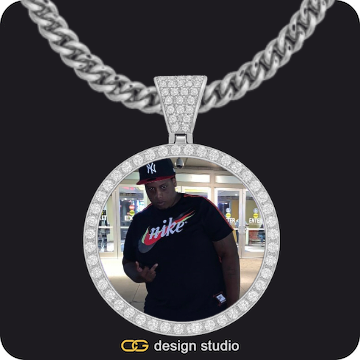 Custom Photo Pendant,Chain Upgrade - 5mm Cuban