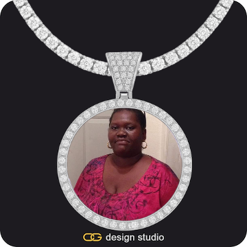 Custom Photo Pendant,Chain Upgrade - Tennis