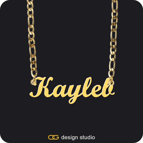 The Essential Name Necklace,Chain Upgrade - Figarro