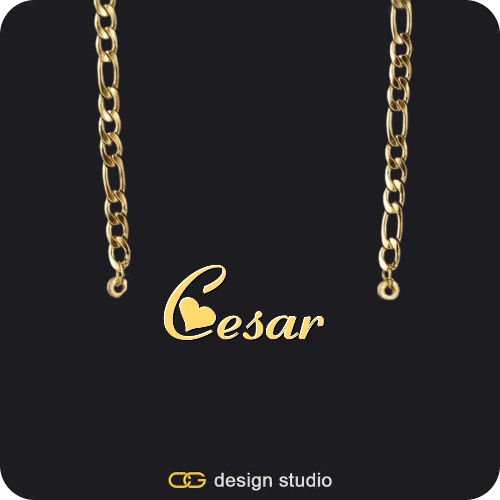 The Essential Name Necklace,Chain Upgrade - Figarro