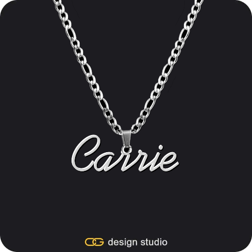 The Essential Name Necklace,Chain Upgrade - Figarro