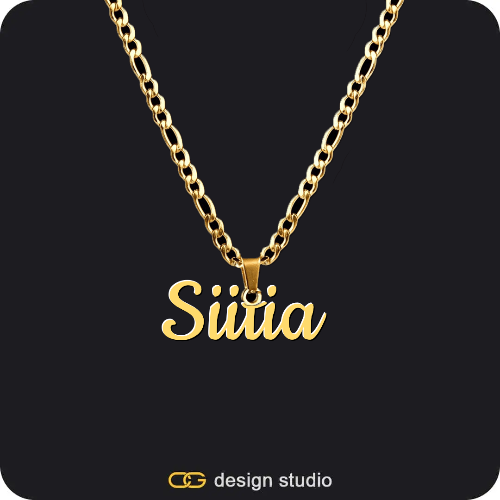 The Essential Name Necklace,Chain Upgrade - Figarro