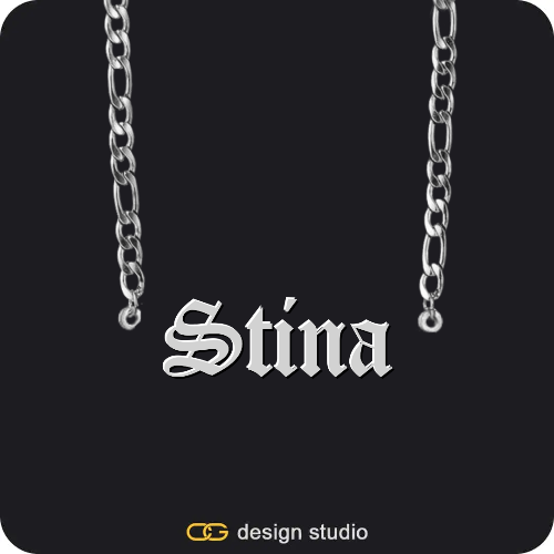 The Essential Name Necklace,Chain Upgrade - Figarro