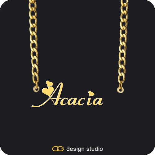 The Essential Name Necklace,Chain Upgrade - 4mm Curb