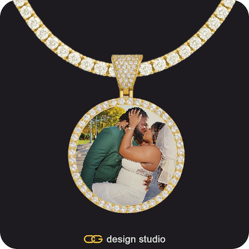 The Essential Name Necklace: Charm,Custom Photo Pendant,Chain Upgrade - Tennis