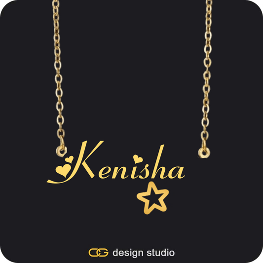 The Essential Name Necklace: Charm,Custom Photo Pendant,Chain Upgrade - Tennis