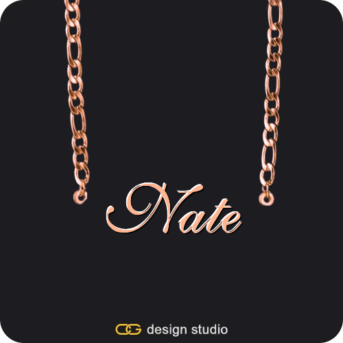 Bubble Letter - M / Gold,The Essential Name Necklace,Item Personalization