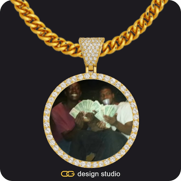 Custom Photo Pendant,Chain Upgrade - 5mm Cuban