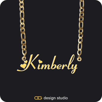 The Essential Name Necklace,Chain Upgrade - Figarro,The Essential Name Necklace,Chain Upgrade - Figarro