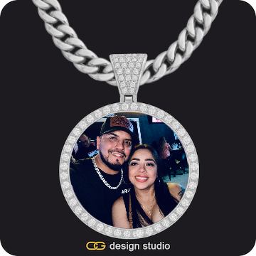 Custom Photo Pendant,Chain Upgrade - 10mm Cuban