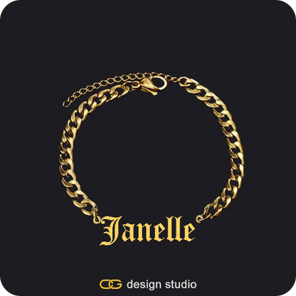 The Essential Name Necklace: Double Loop,The Essential Name Bracelet