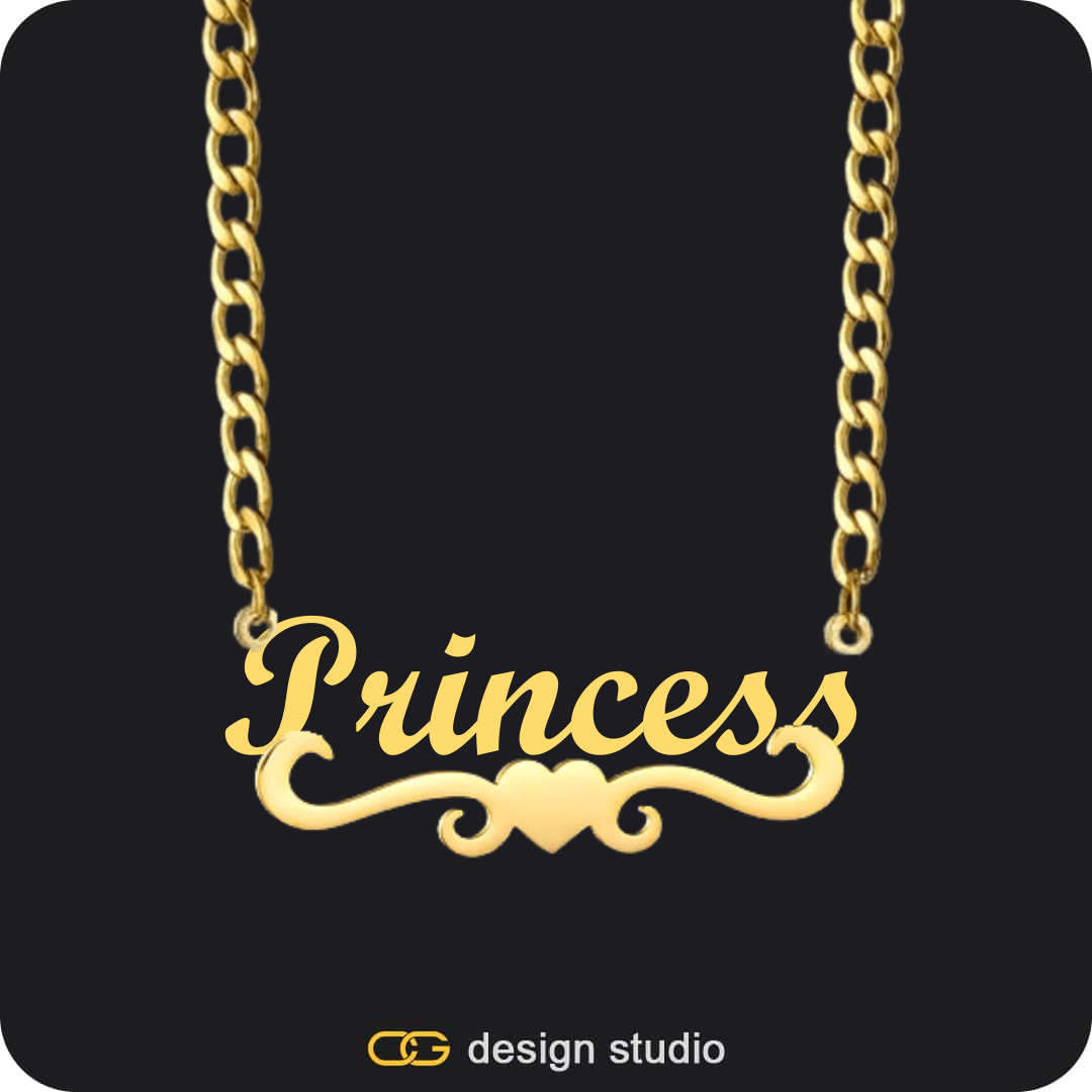 The Heartfelt Initial Ring,Drip Letter - R / Gold,The Essential Name Necklace: Underline,Chain Upgrade - 4mm Curb