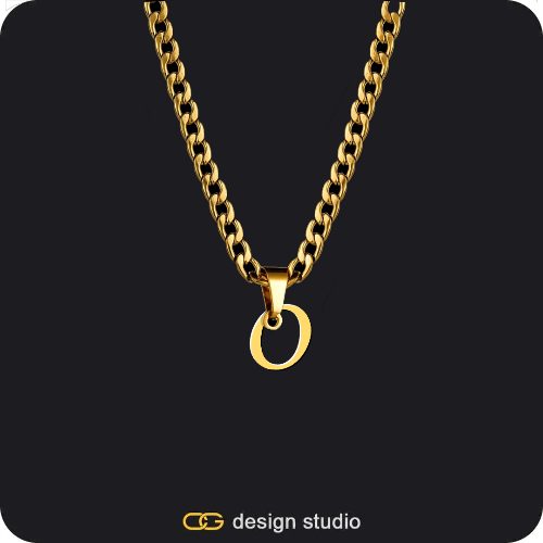 The Essential Name Necklace,Chain Upgrade - 4mm Curb