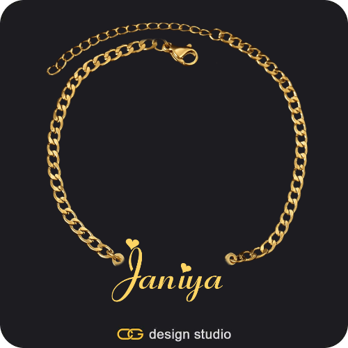 The Essential Name Necklace: Charm,Chain Upgrade - Classic Loop,The Essential Name Bracelet