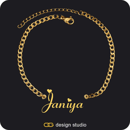 The Essential Name Necklace: Charm,Chain Upgrade - Classic Loop,The Essential Name Bracelet