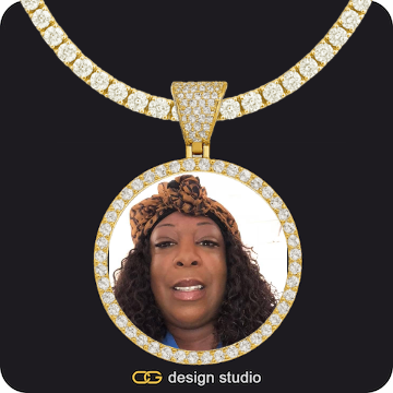 Custom Photo Pendant,Chain Upgrade - Tennis