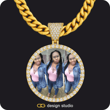 Custom Photo Pendant,Chain Upgrade - 10mm Cuban