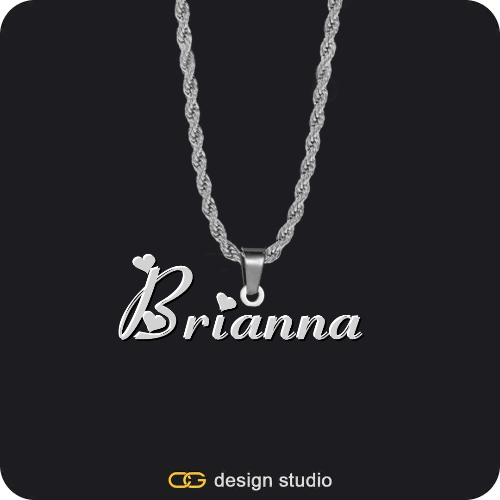 The Essential Name Necklace,Chain Upgrade - Rope