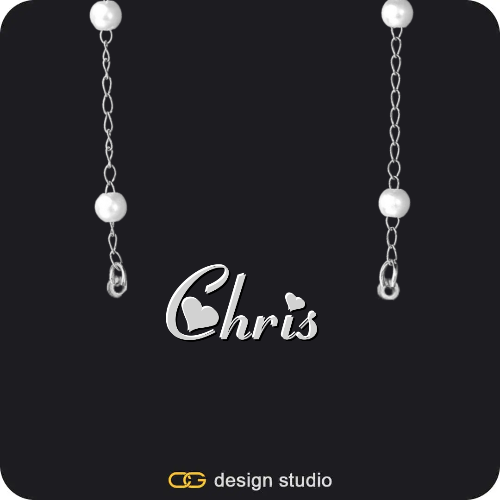 The Essential Name Necklace,Chain Upgrade - Singapore