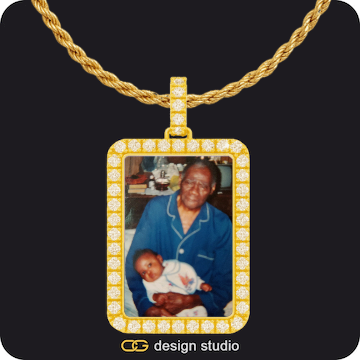 Custom Photo Pendant,Custom Photo Pendant,Pendant Upgrade - Rectangle Pendant