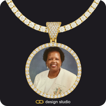 Custom Photo Pendant,Chain Upgrade - Tennis