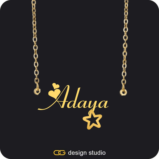 The Essential Name Necklace: Charm,Chain Upgrade - Classic Loop