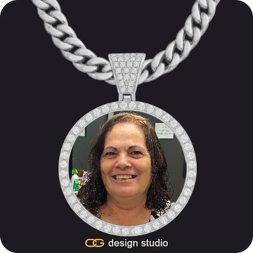 Custom Photo Pendant,Chain Upgrade - 10mm Cuban,Custom Photo Pendant,Chain Upgrade - 10mm Cuban