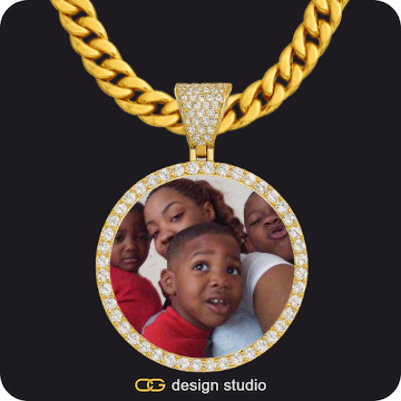 Custom Photo Pendant,Chain Upgrade - 10mm Cuban