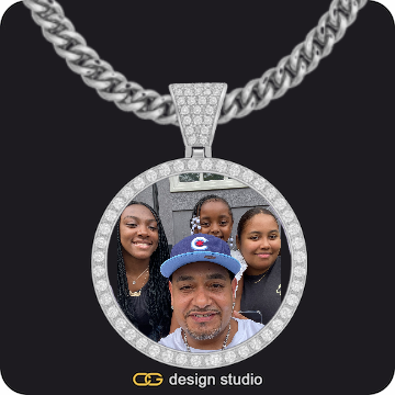 Custom Photo Pendant,Chain Upgrade - 5mm Cuban