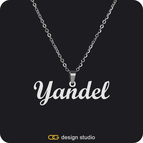 The Essential Name Necklace: Looped