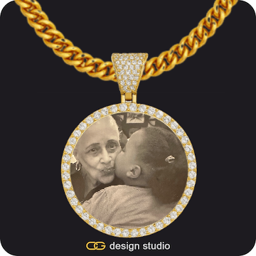 Custom Photo Pendant,Chain Upgrade - 5mm Cuban