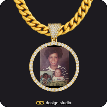 Custom Photo Pendant,Chain Upgrade - 10mm Cuban