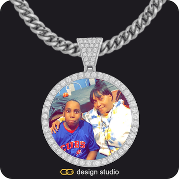 Custom Photo Pendant,Custom Photo Pendant,Chain Upgrade - 5mm Cuban,Custom Photo Pendant