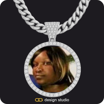 Custom Photo Pendant,Chain Upgrade - 10mm Cuban