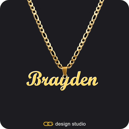The Essential Name Necklace,Chain Upgrade - Figarro