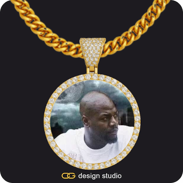 Custom Photo Pendant,Chain Upgrade - 5mm Cuban