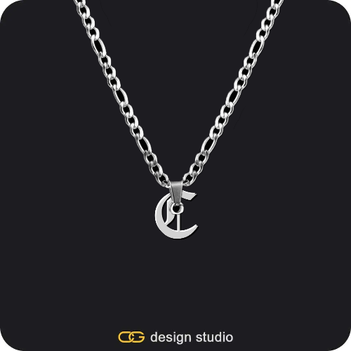 The Essential Name Necklace,Chain Upgrade - Figarro