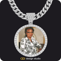 Custom Photo Pendant,Chain Upgrade - 10mm Cuban