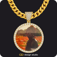 Custom Photo Pendant,Chain Upgrade - 10mm Cuban