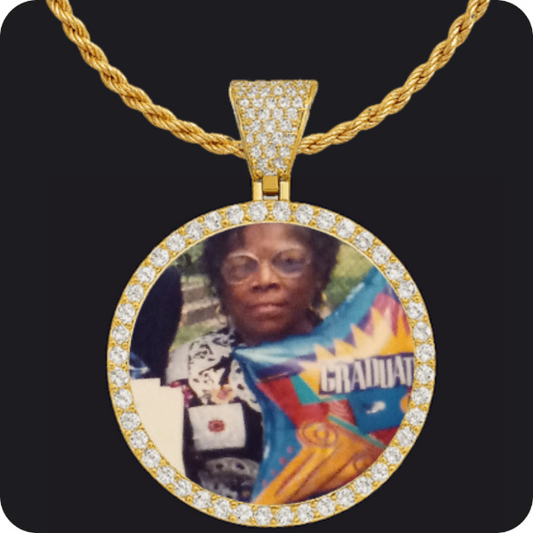 The Playmaker Name Necklace,Custom Photo Pendant,Custom Photo Pendant,Custom Photo Pendant,Pendant Upgrade