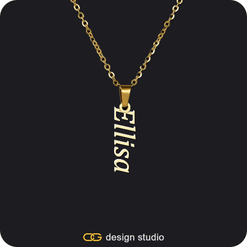 The Vertical Name Necklace