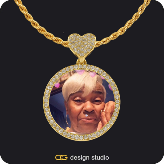 Custom Photo Pendant,Custom Charm-Top Photo Pendant