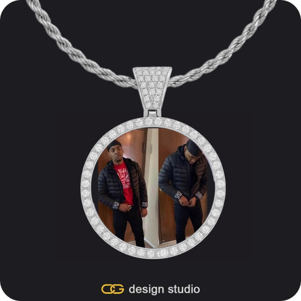 Custom Photo Pendant,Custom Charm-Top Photo Pendant
