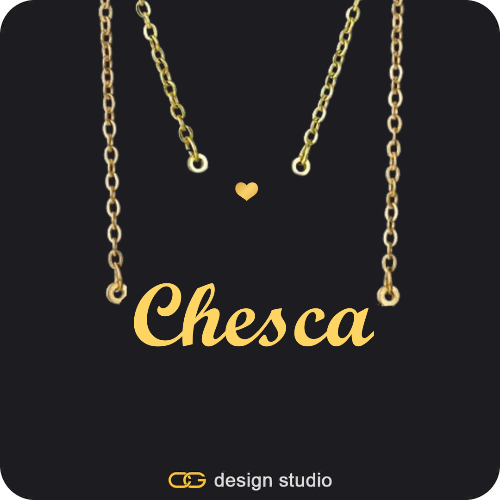 The Essential Name Necklace: Double Layer