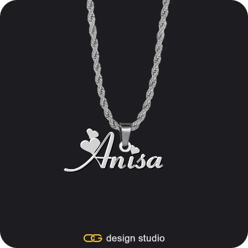 The Essential Name Necklace,Chain Upgrade