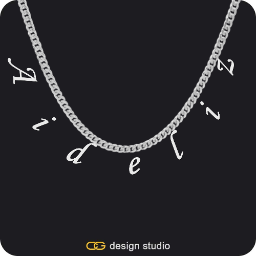 The Falling Name Necklace,Custom Heart Photo Pendant