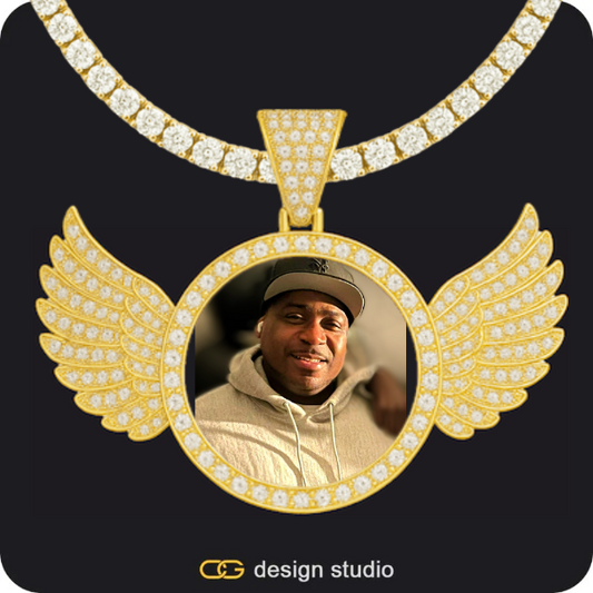 Custom Charm-Top Photo Pendant,Chain Upgrade,Custom Photo Pendant,Pendant Upgrade,Chain Upgrade