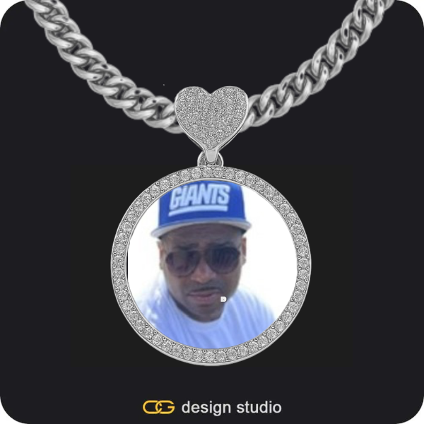 Custom Charm-Top Photo Pendant,Chain Upgrade,Custom Photo Pendant,Pendant Upgrade,Chain Upgrade