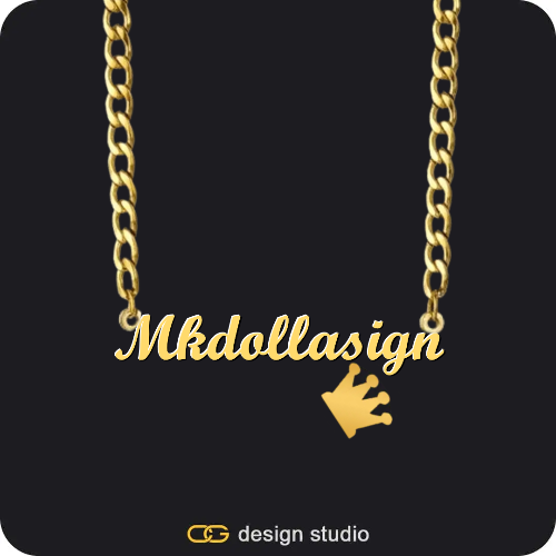 The Essential Name Necklace,Chain Upgrade