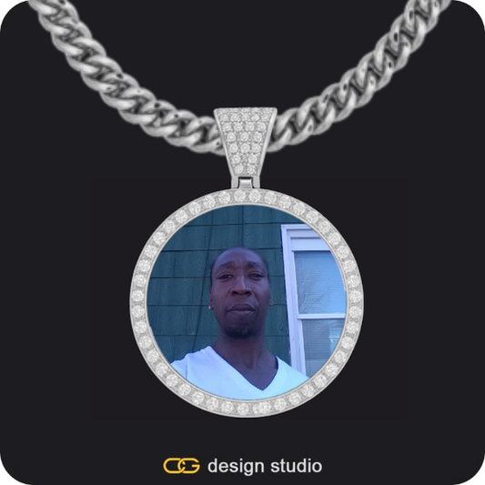 Custom Spinning Photo Pendant,Pendant Upgrade,Chain Upgrade,Custom Heart Photo Pendant,Custom Photo Pendant,Chain Upgrade